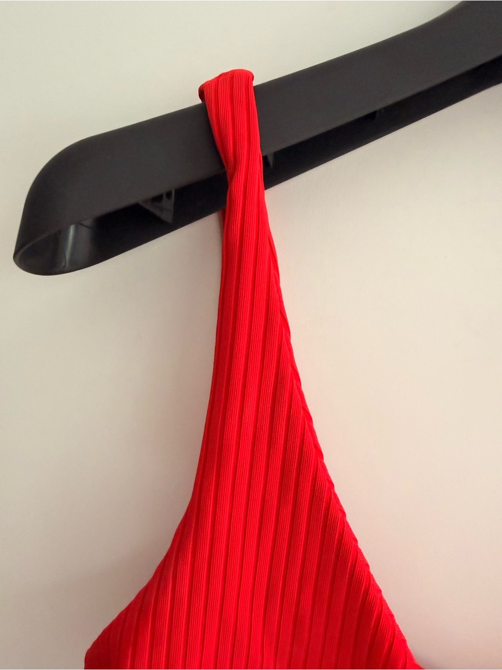 Mara Hoffman Scarlet Ribbed Tie-Front Bandeau Bikini Set - Picture 3 of 13